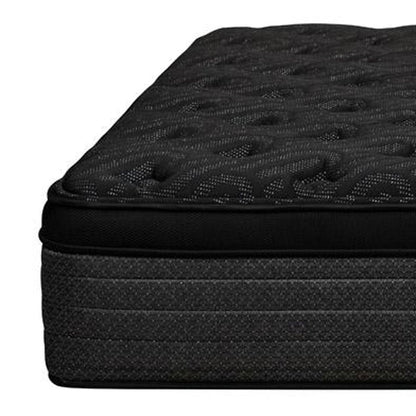 14" Copper Infused Split California King Gel Memory Foam Plush Euro Top Hybrid Mattress HomeRoots