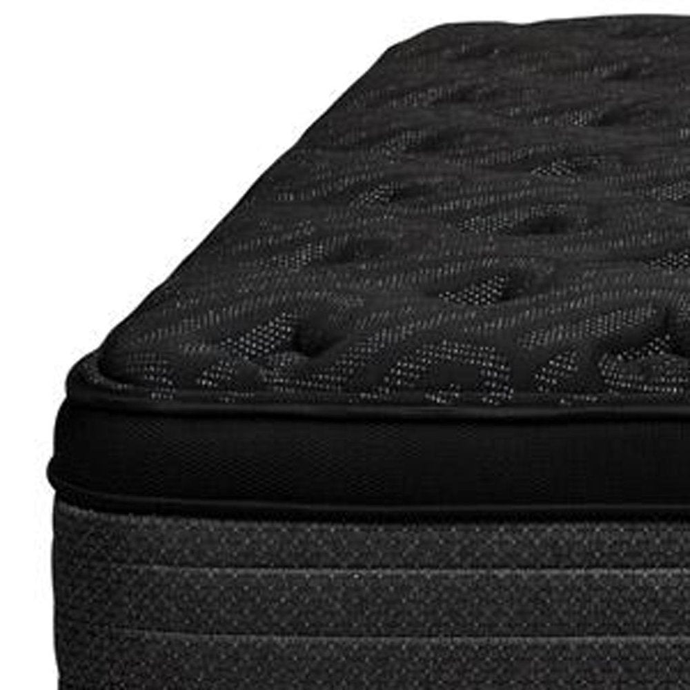 14" Copper Infused Split California King Gel Memory Foam Plush Euro Top Hybrid Mattress — view 9