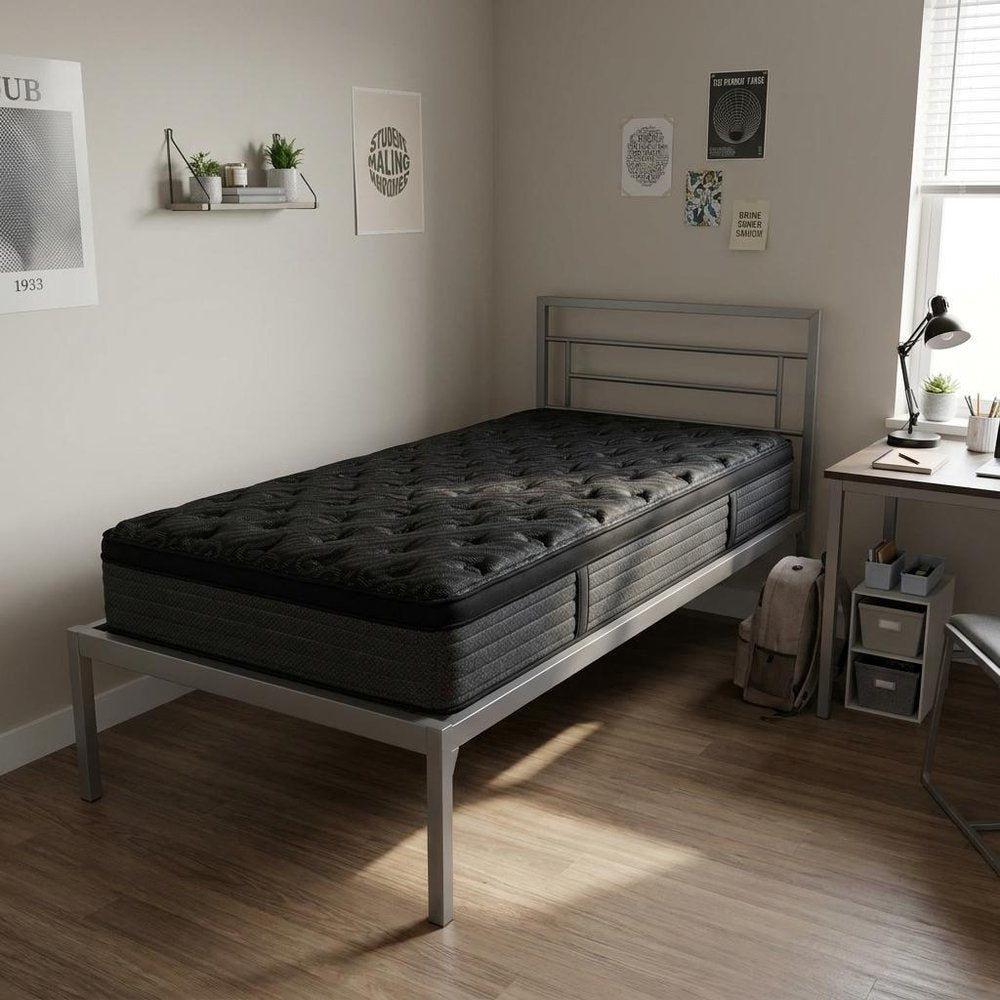 14" Copper Infused Split California King Gel Memory Foam Plush Euro Top Hybrid Mattress HomeRoots