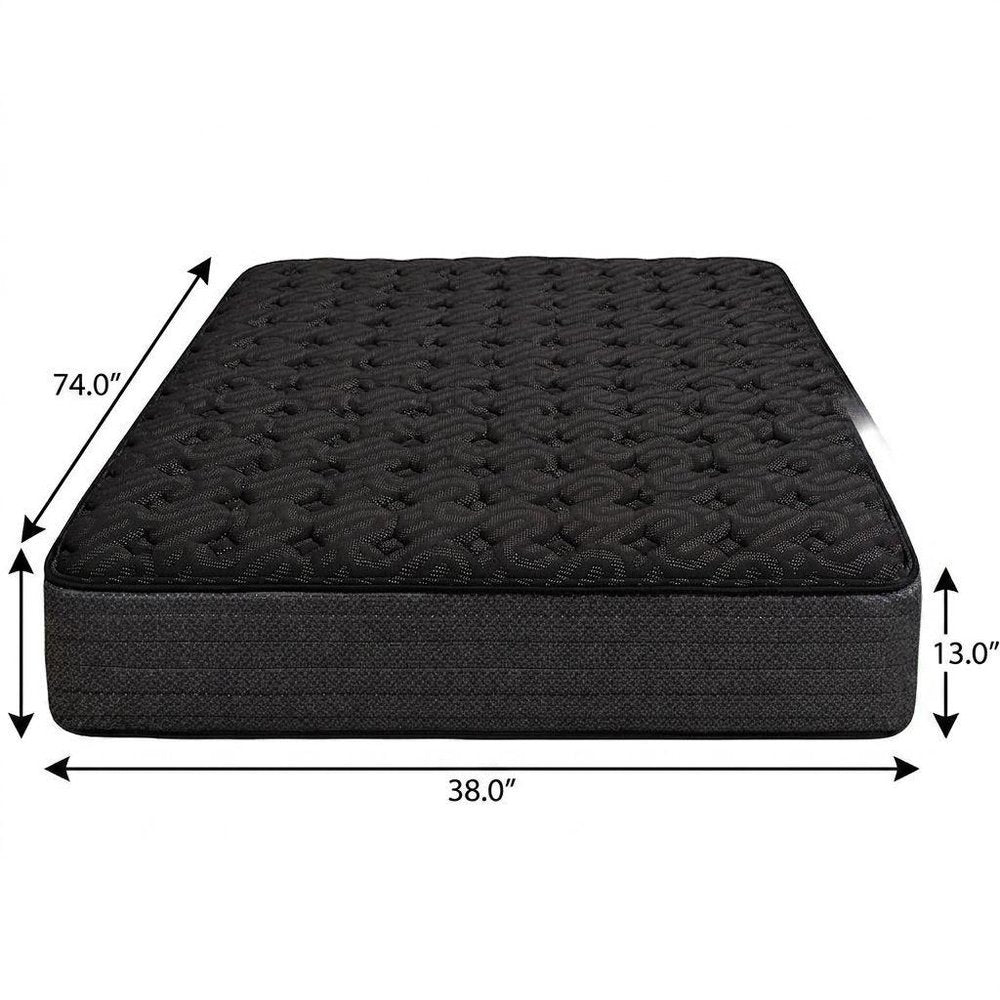 13" Copper Infused Split California King Gel Memory Foam Firm Hybrid Mattress — view 5