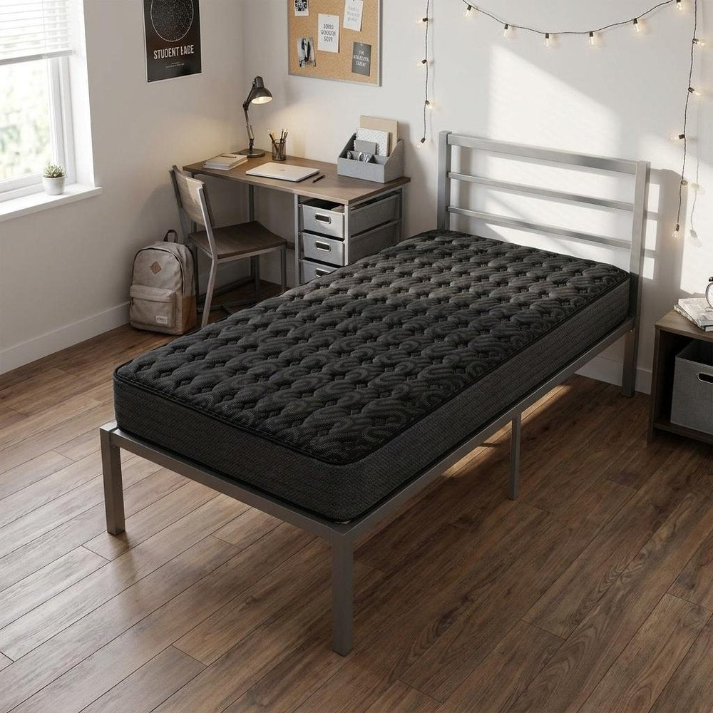 13" Copper Infused Split California King Gel Memory Foam Firm Hybrid Mattress HomeRoots
