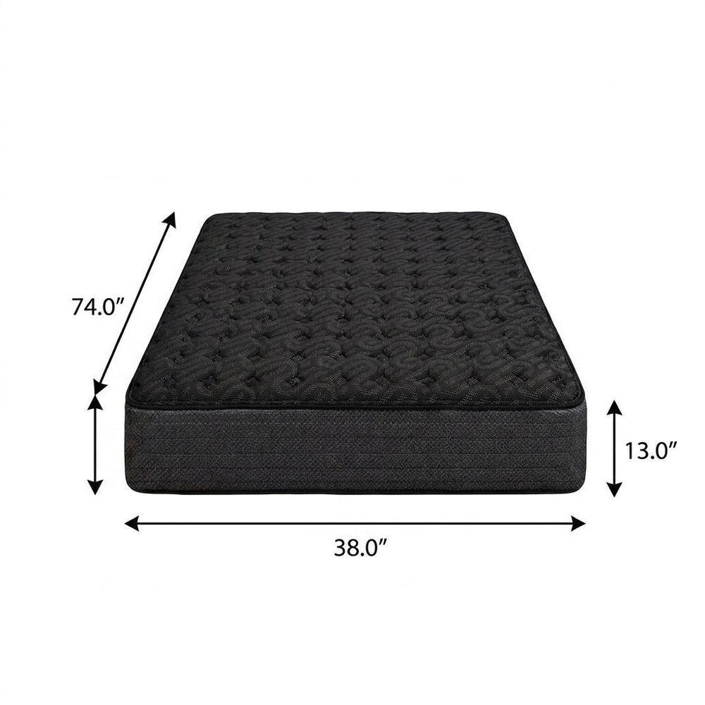 13" Copper Infused Split California King Gel Memory Foam Medium Hybrid Mattress HomeRoots