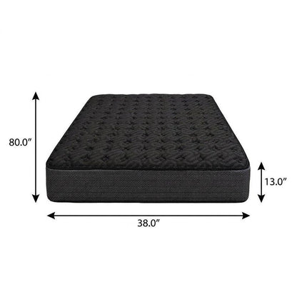13" Copper Infused Split California King Gel Memory Foam Medium Hybrid Mattress HomeRoots