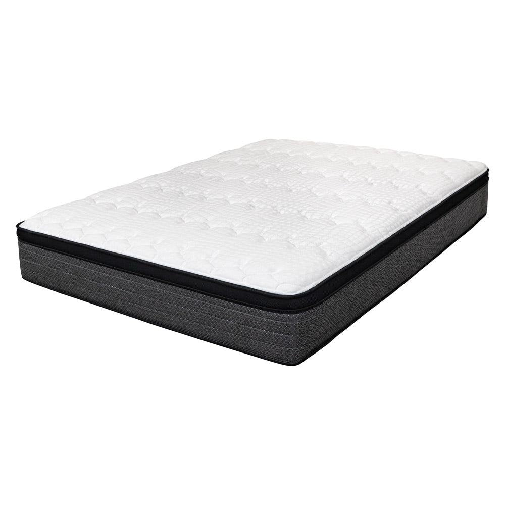 11" Split California King Foam Plush Euro Top Hybrid Mattress — view 3