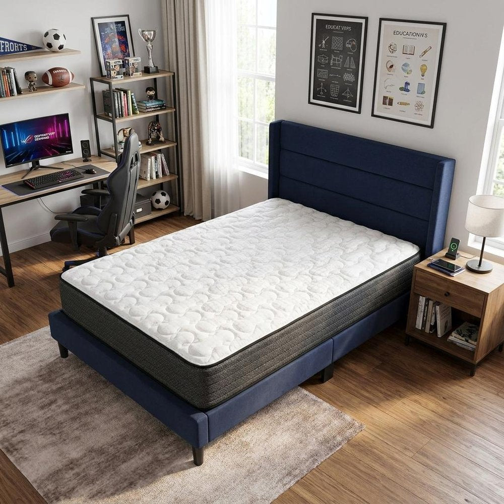 10" Split California King Foam Firm Hybrid Mattress — view 6
