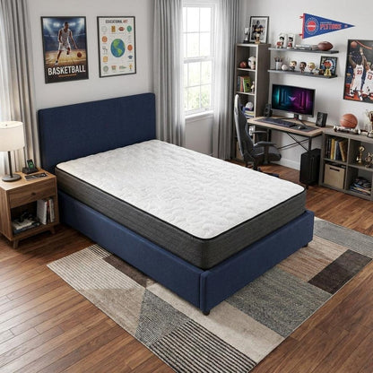 10" Split California King Foam Medium Hybrid Mattress HomeRoots