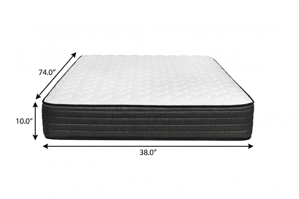 10" Split California King Foam Medium Hybrid Mattress HomeRoots