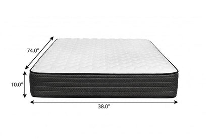 10" Split California King Foam Medium Hybrid Mattress HomeRoots