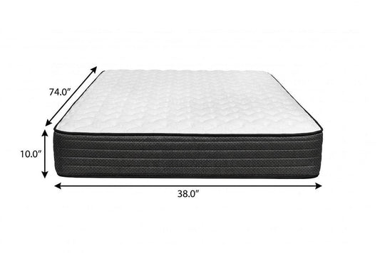 10" Split California King Foam Medium Hybrid Mattress HomeRoots