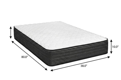 10" Split California King Foam Medium Hybrid Mattress HomeRoots