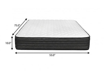 10" Split California King Foam Medium Hybrid Mattress HomeRoots
