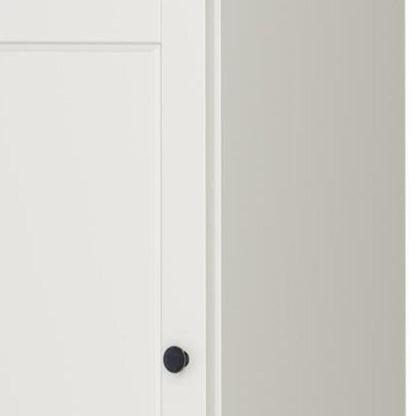 17" Off White Solid Wood Double Door Linen Cabinet HomeRoots