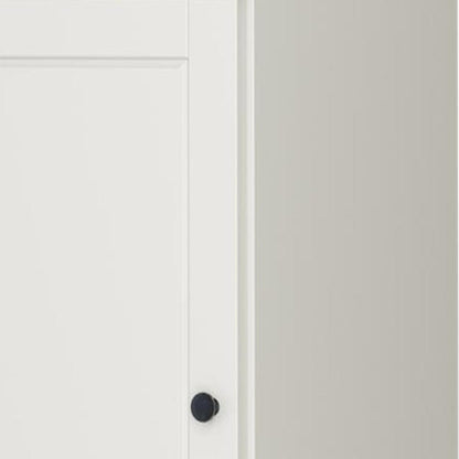 17" Off White Solid Wood Double Door Linen Cabinet HomeRoots