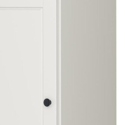 17" Off White Solid Wood Double Door Linen Cabinet HomeRoots