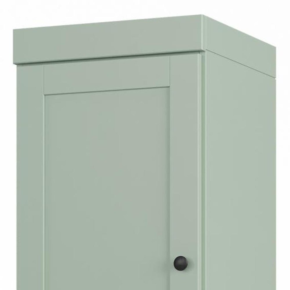 17" Sage Solid Wood Double Door Linen Cabinet HomeRoots