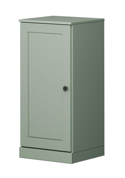 17" Sage Solid Wood Single Door Linen Cabinet HomeRoots