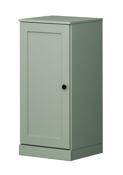 17" Sage Solid Wood Single Door Linen Cabinet HomeRoots