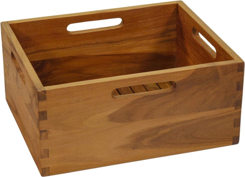 13" Brown Solid Wood Bathroom Storage Furniture Set — view 2
