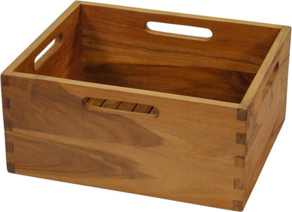 13" Brown Solid Wood Bathroom Storage Furniture Set HomeRoots