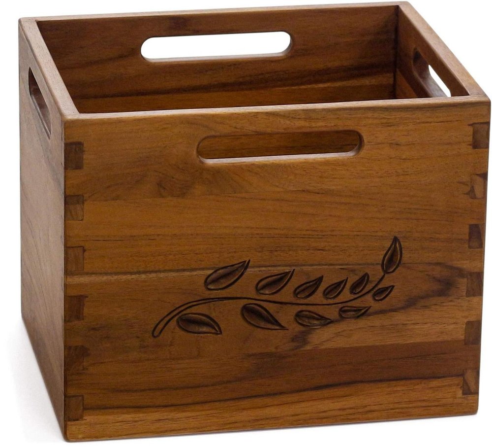 11" Brown Solid Wood Bathroom Storage Furniture Set — view 2