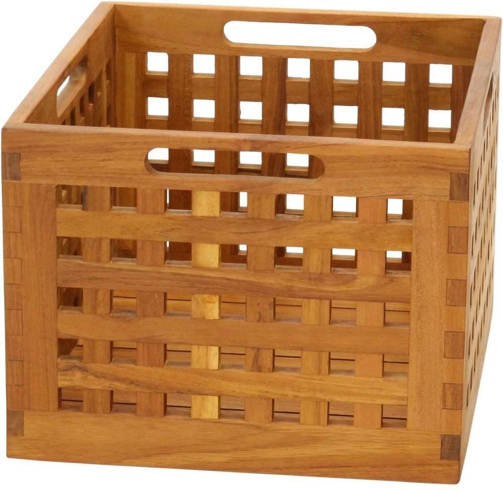 13" Brown Solid Wood Bathroom Storage Furniture Set — view 4