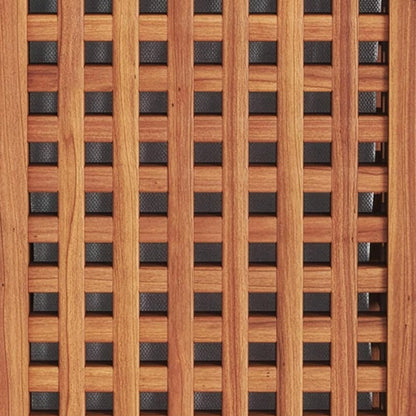 14" Brown Solid Wood Bathroom Storage Furniture Set