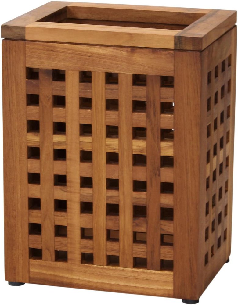 9" Brown Solid Wood Bathroom Storage Furniture Set — view 5