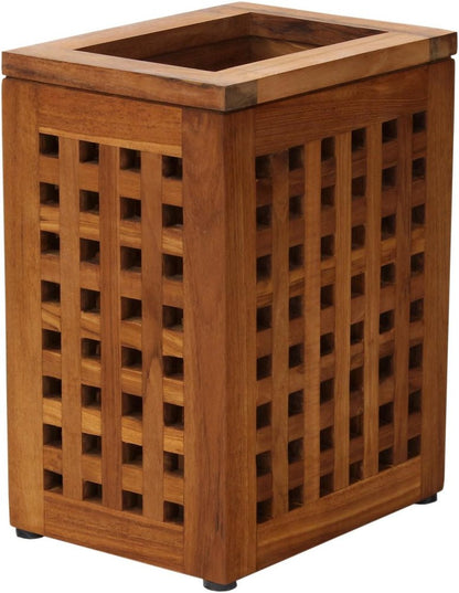 9" Brown Solid Wood Bathroom Storage Furniture Set HomeRoots