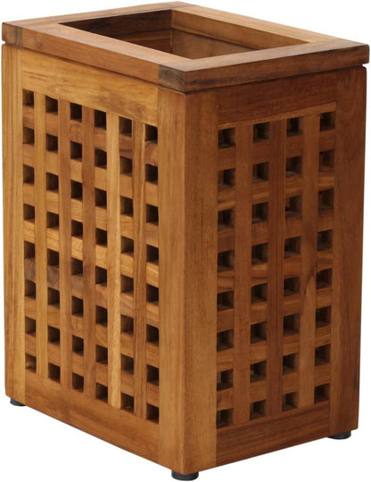 9" Brown Solid Wood Bathroom Storage Furniture Set HomeRoots