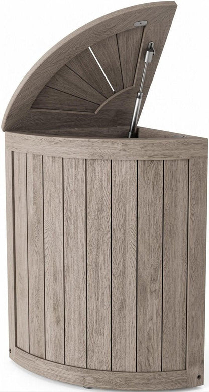 16" Brown Solid Wood Bathroom Storage Furniture Set HomeRoots