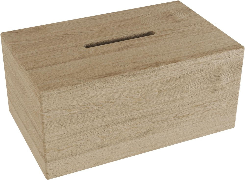 7" Brown Solid Wood Bathroom Storage Furniture Set — view 4