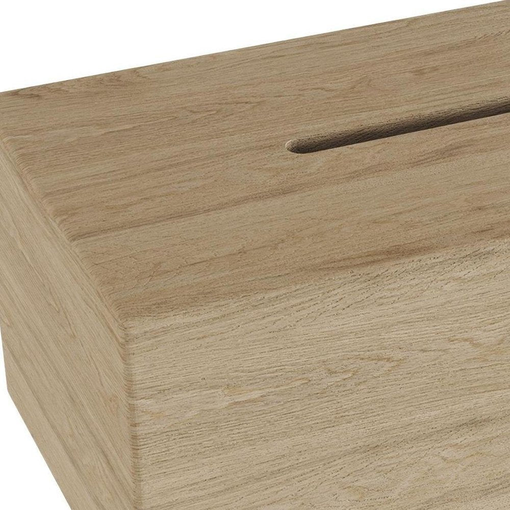 7" Brown Solid Wood Bathroom Storage Furniture Set — view 5