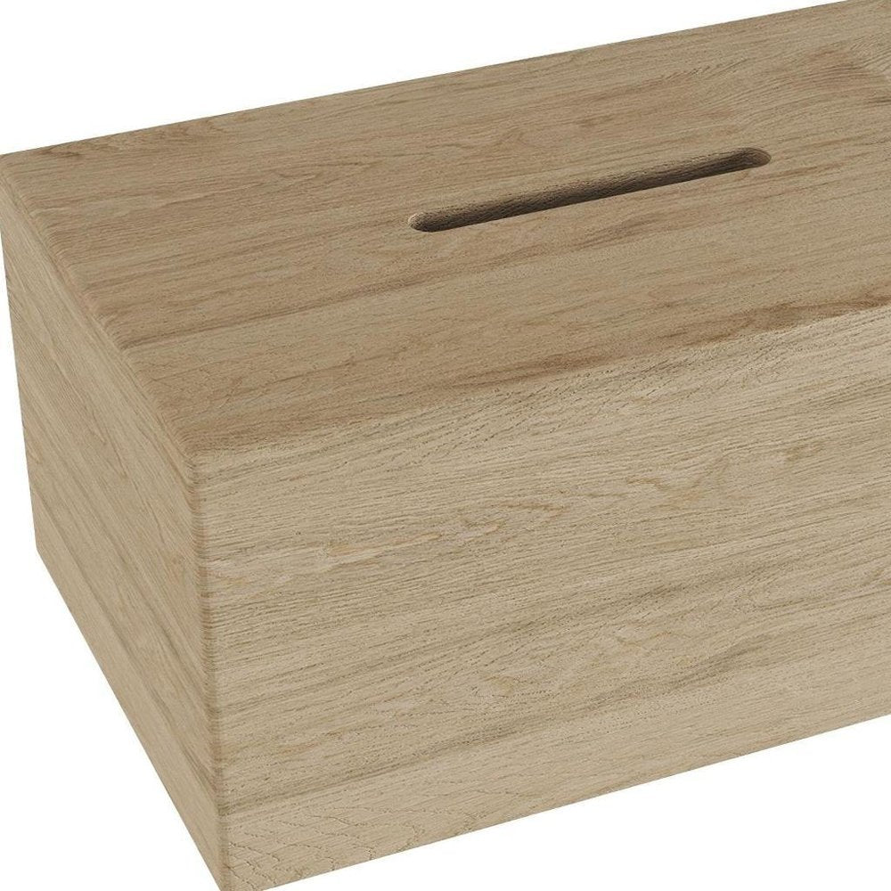 7" Brown Solid Wood Bathroom Storage Furniture Set — view 6