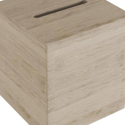 6" Brown Solid Wood Bathroom Storage Furniture Set