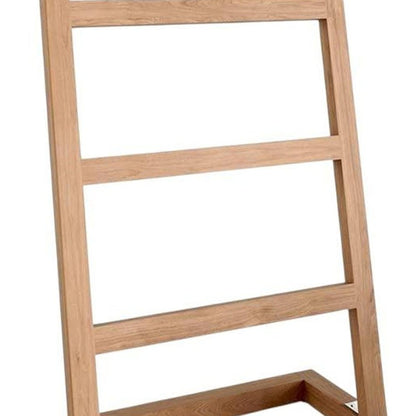 10" Brown Solid Wood Bathroom Storage Furniture Set HomeRoots