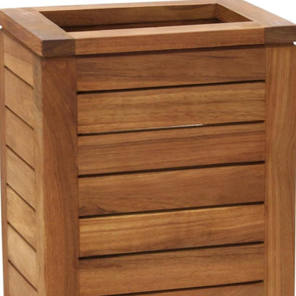 9" Brown Solid Wood Bathroom Storage Furniture Set HomeRoots