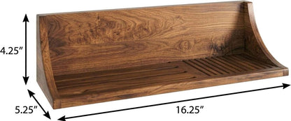 5" Brown Solid Wood Bathroom Storage Furniture Set HomeRoots