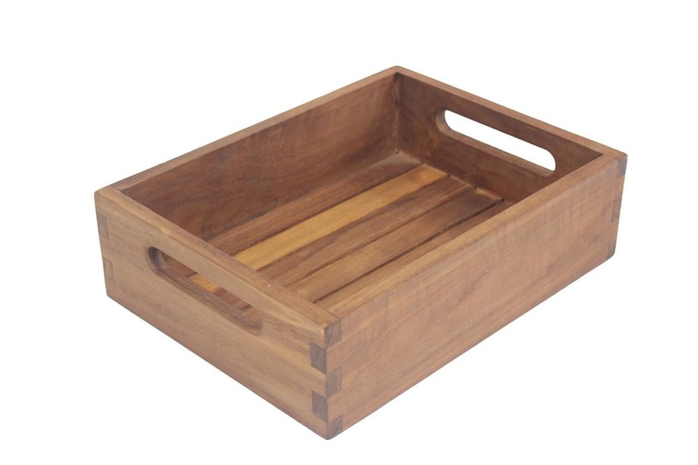 10" Brown Solid Wood Bathroom Storage Furniture Set — view 3