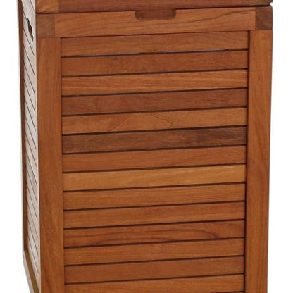 14" Brown Solid Wood Bathroom Storage Furniture Set HomeRoots