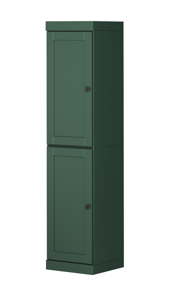 72" Green Solid Wood Two Door Pantry Or Storage Closet — view 1