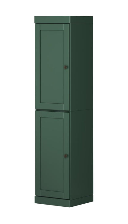72" Green Solid Wood Two Door Pantry Or Storage Closet HomeRoots