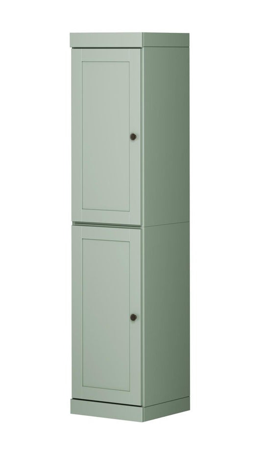 72" Sage Solid Wood Two Door Pantry Or Storage Closet HomeRoots