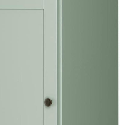 72" Sage Solid Wood Two Door Pantry Or Storage Closet HomeRoots