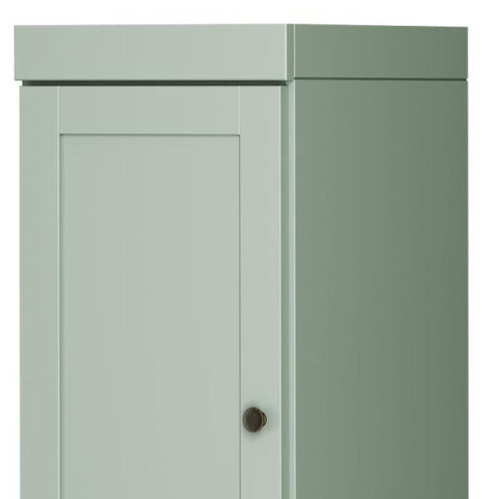 72" Sage Solid Wood Two Door Pantry Or Storage Closet — view 4