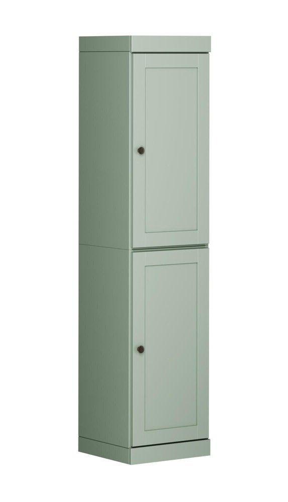 72" Sage Solid Wood Two Door Pantry Or Storage Closet — view 5