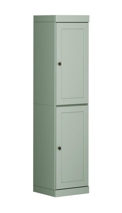 72" Sage Solid Wood Two Door Pantry Or Storage Closet HomeRoots