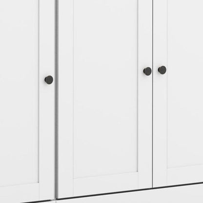 72" White Solid Wood 8 Pantry Or Storage Closet