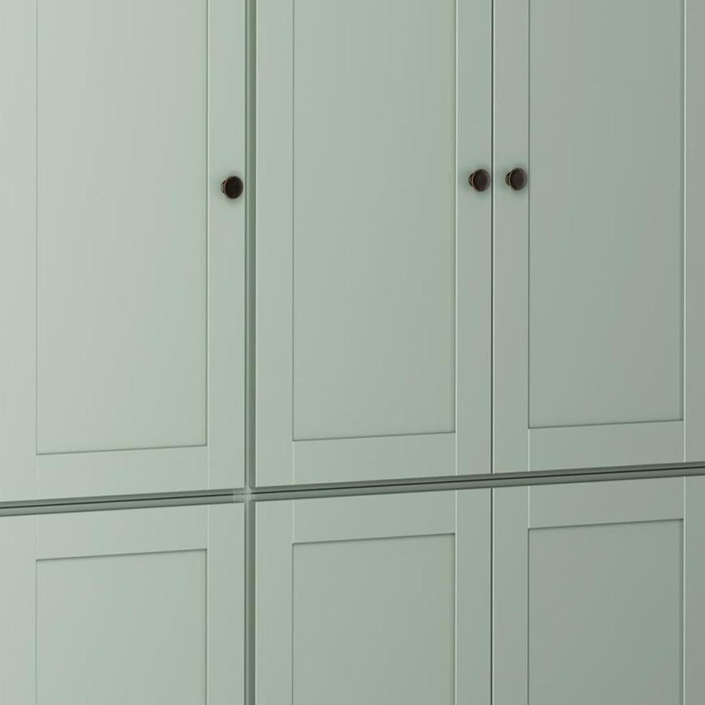 72" Sage Solid Wood 8 Pantry Or Storage Closet — view 4