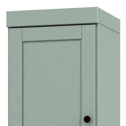 72" Sage Solid Wood Two Door Pantry Or Storage Closet HomeRoots