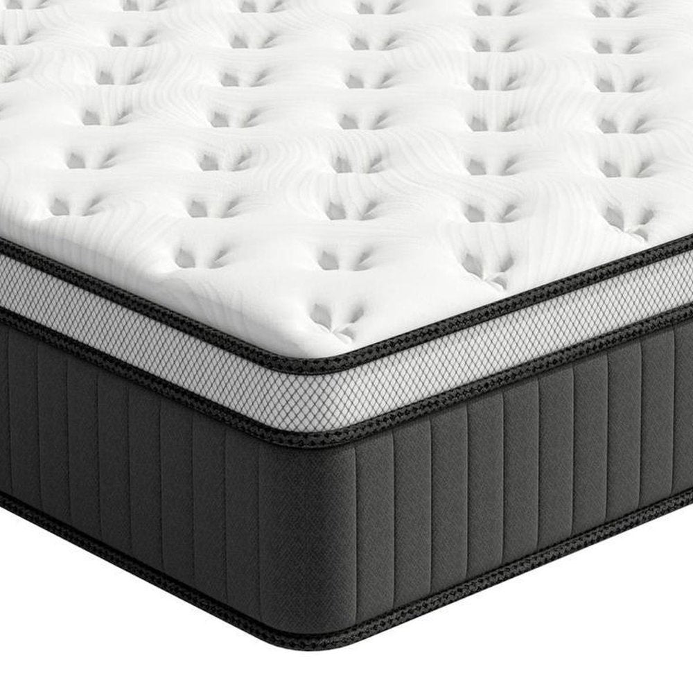 12" Queen Memory Foam Medium Euro Top Hybrid Mattress — view 11